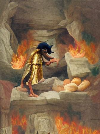 Prometheus: the thief who stole the fire of the gods.