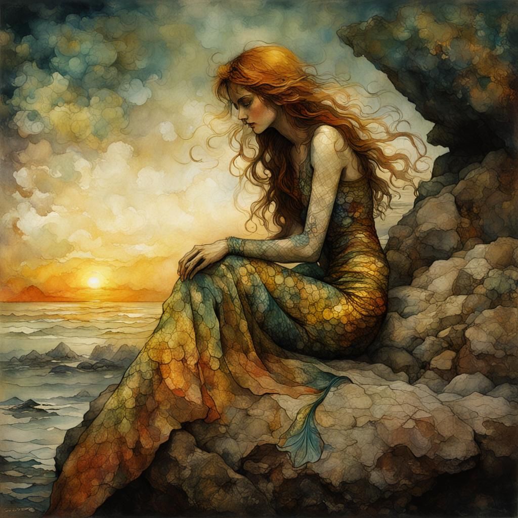 Mermaid   by @Raven Woods