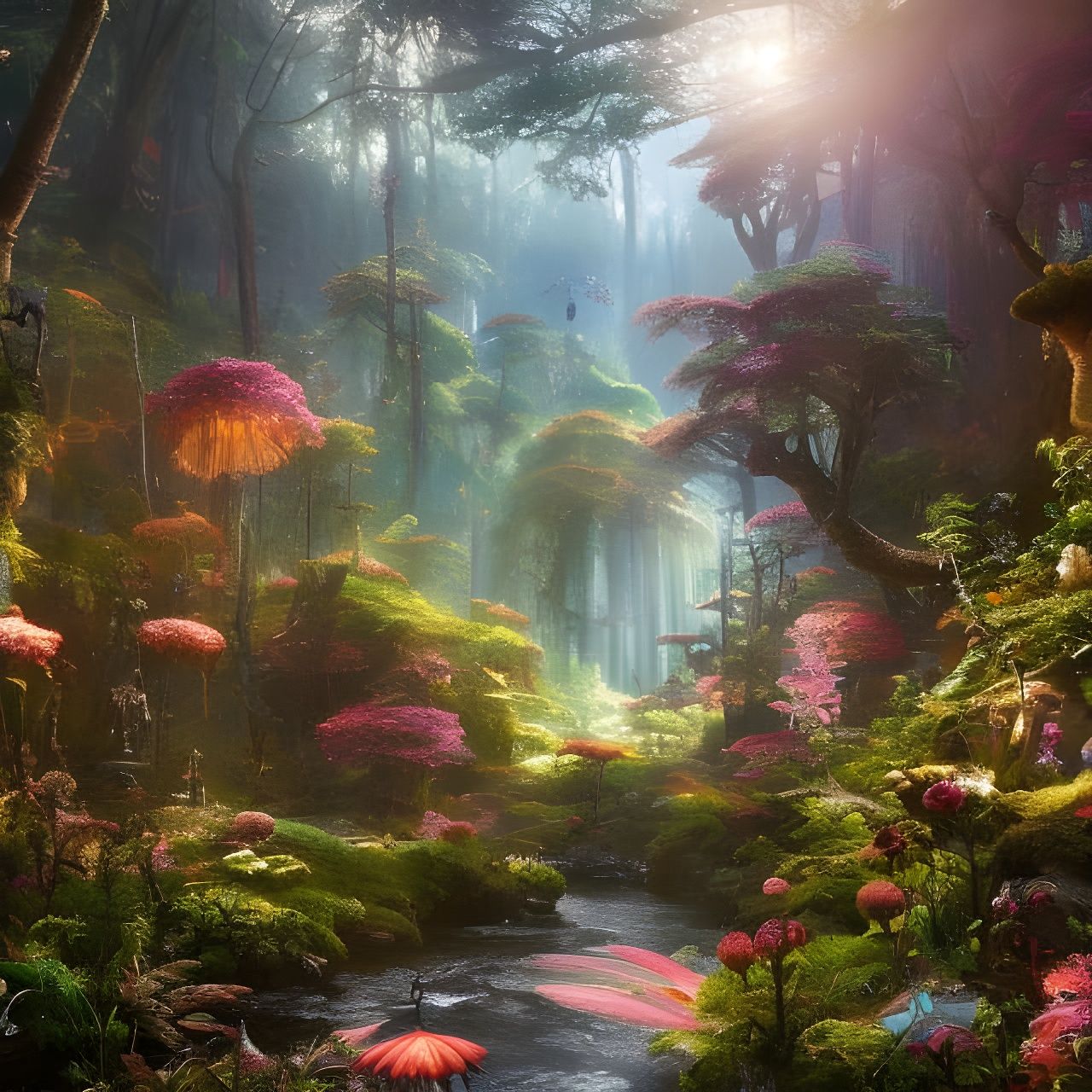 Bright forest