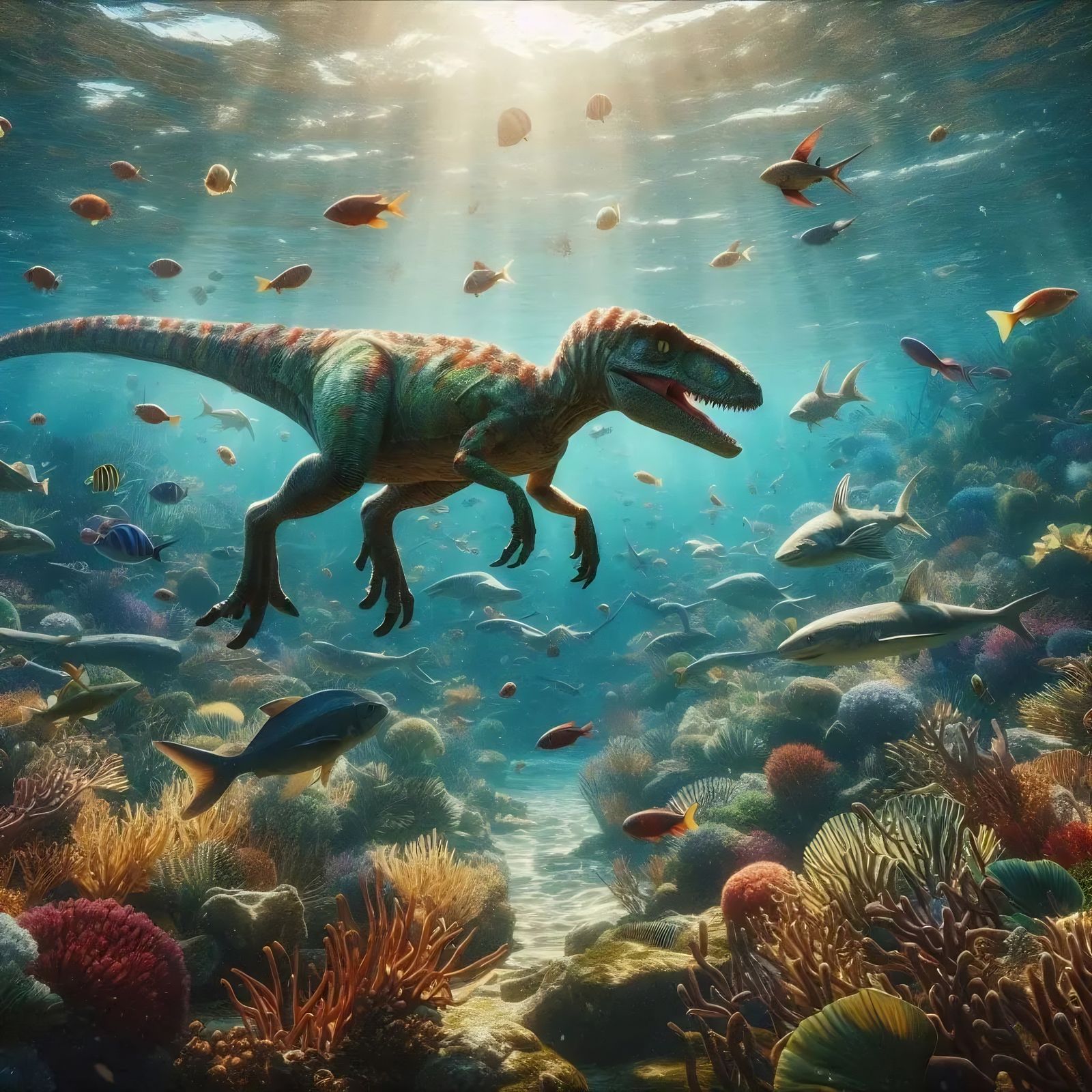 Aquatic Velociraptor