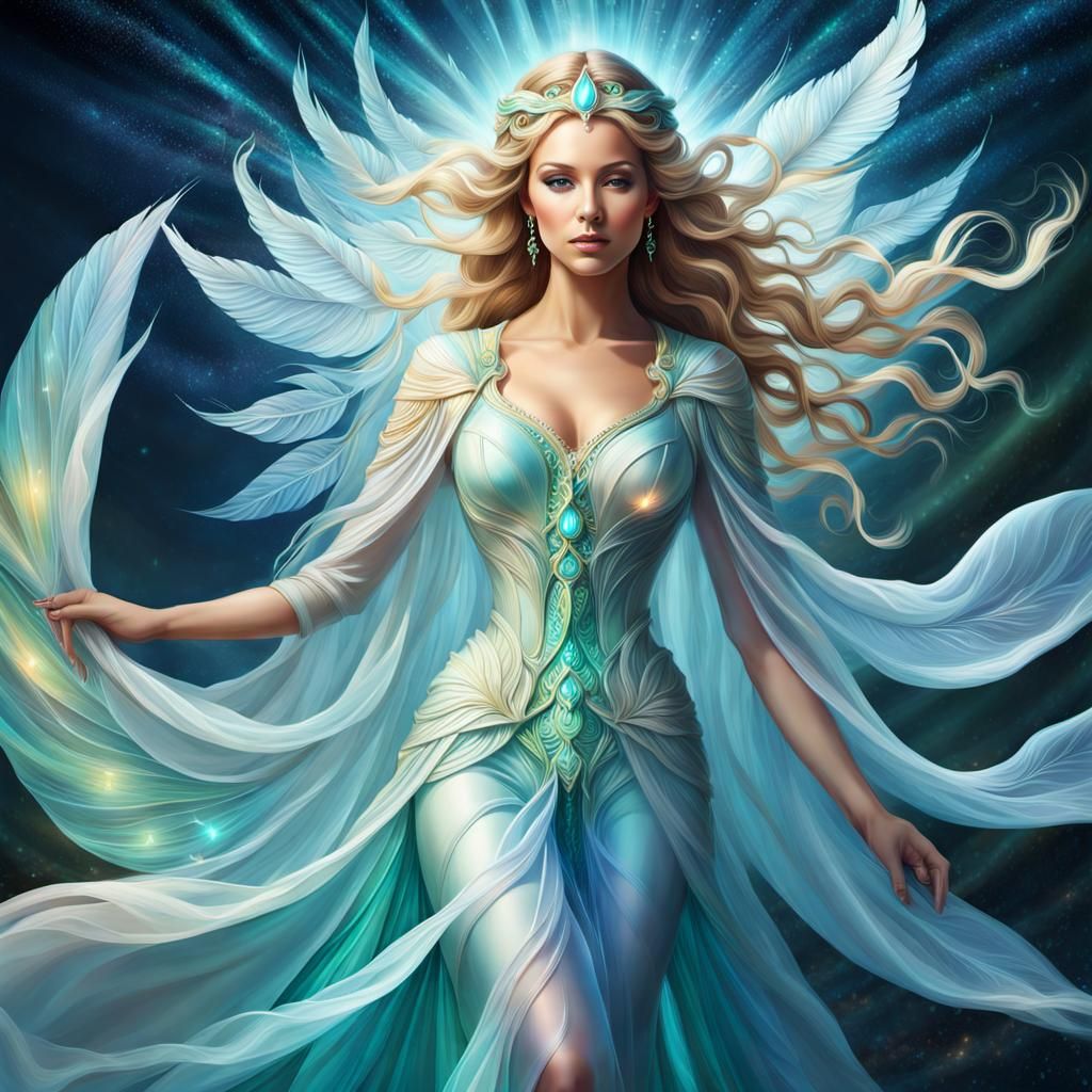 Beautiful, Radiant, Iridescent, Ethereal, Intricate, Elegant...