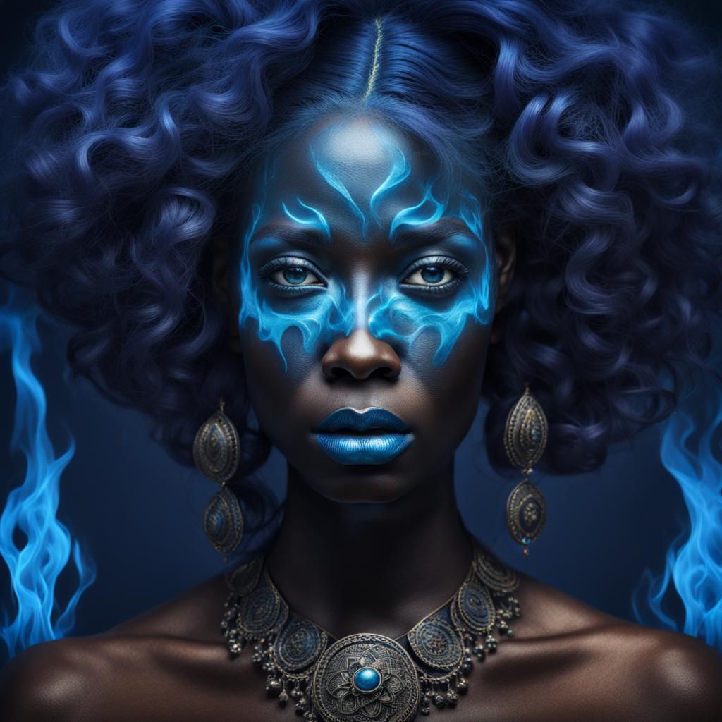 Blue.