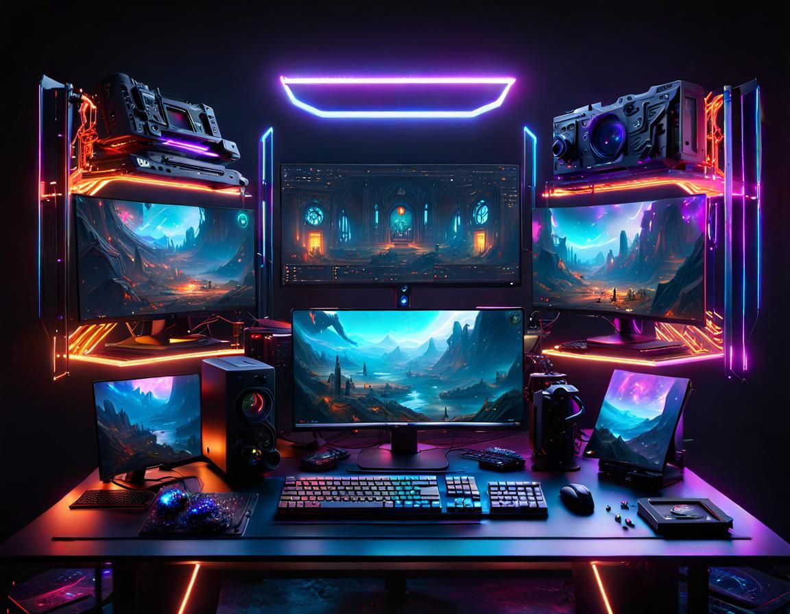 Gaming PC Setup 04