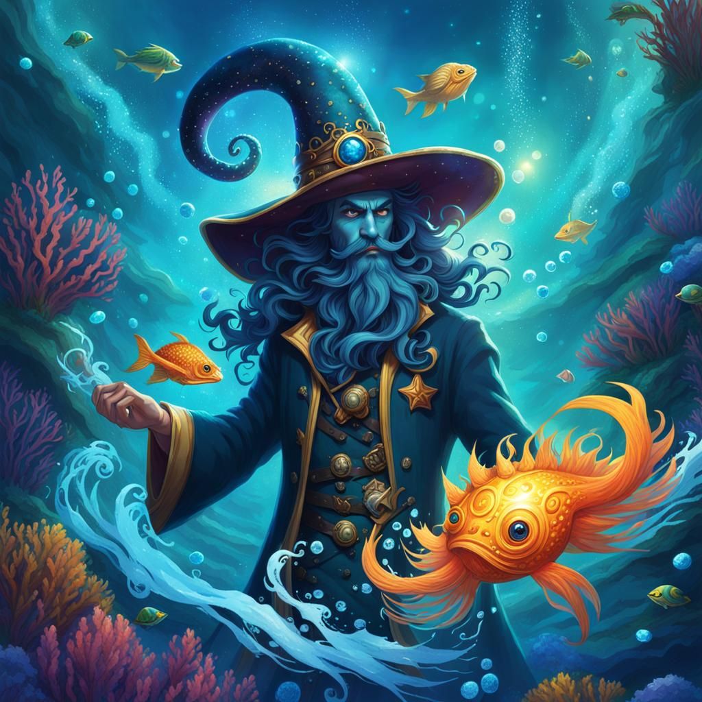 Sorcerer Of The Sea AI Generated Artwork NightCafe Creator sorcerer-of-the-sea-ai-generated-artwork-nightcafe-creator