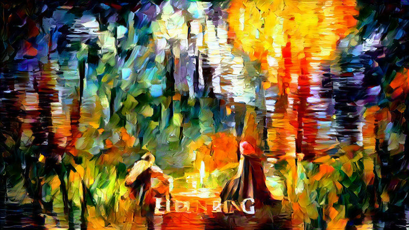 Elden Ring Couple Under One Umbrella