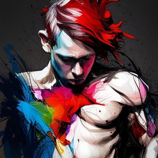 spash art man