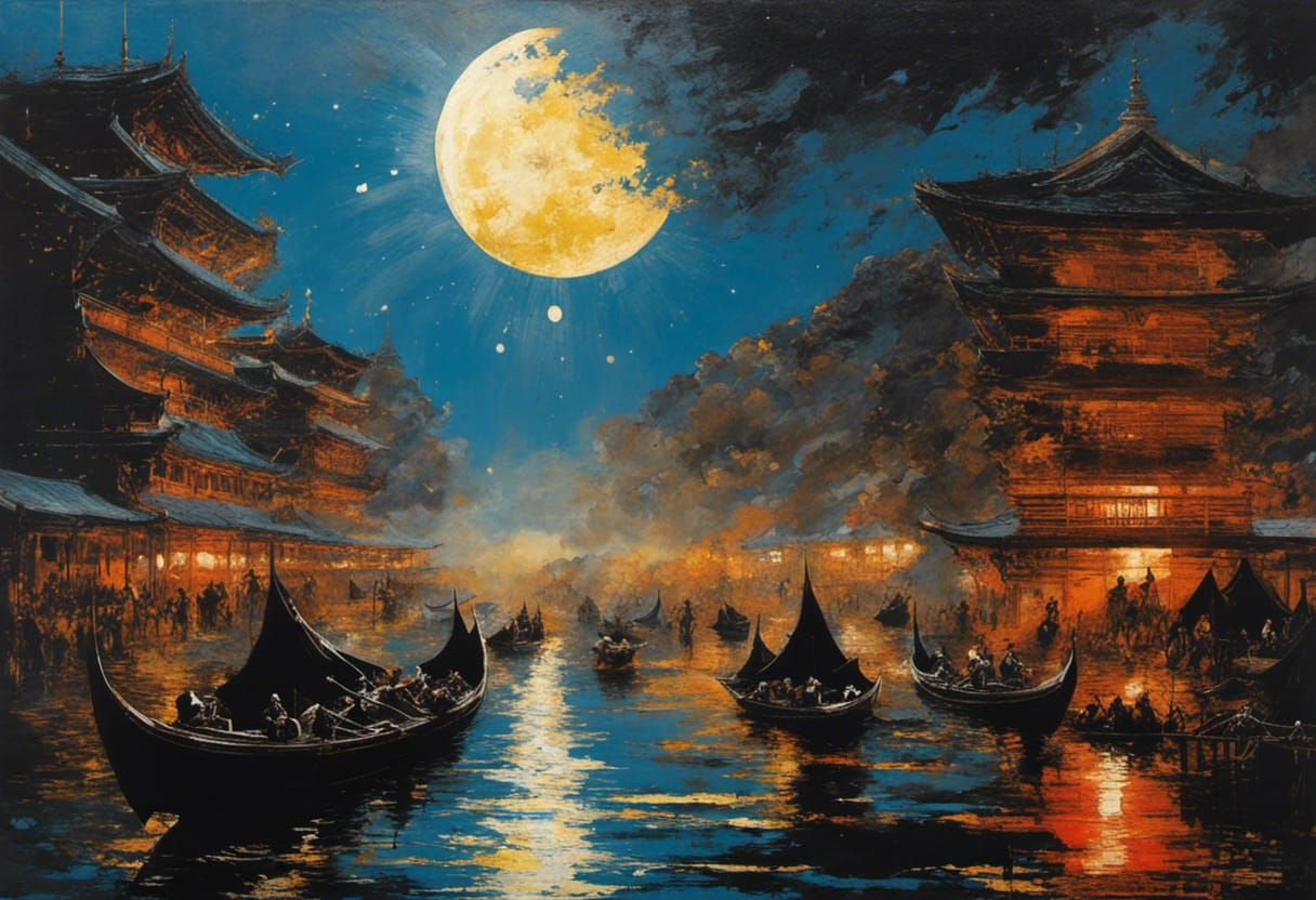 By the light of the Moon