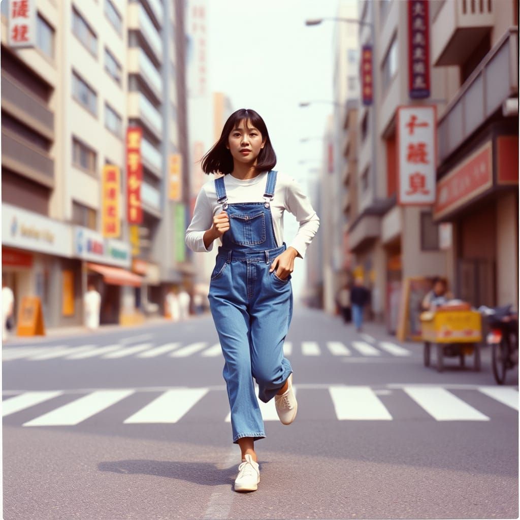 Miki Matsubara Running in Tokyo, 1980