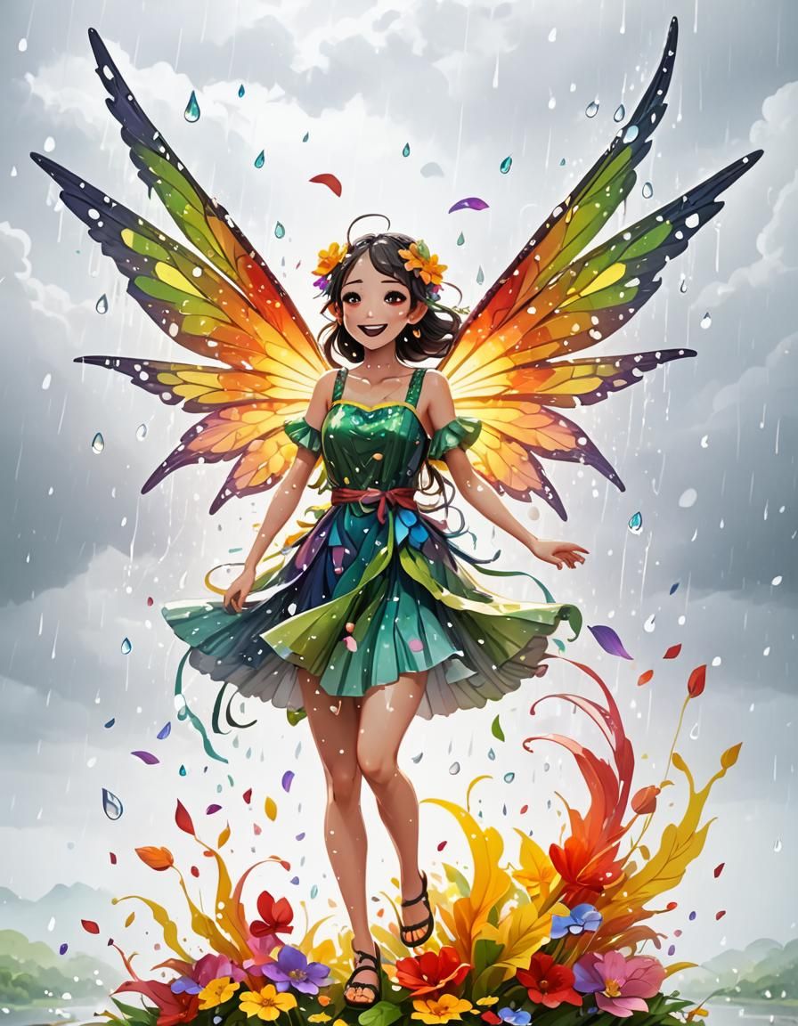 anime, cartoon style, cute, kawaii, big eyes, beautiful fair...