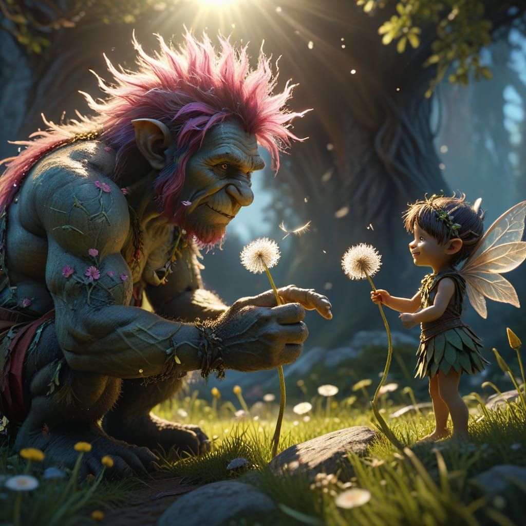 Unlikely friends  by @Grim