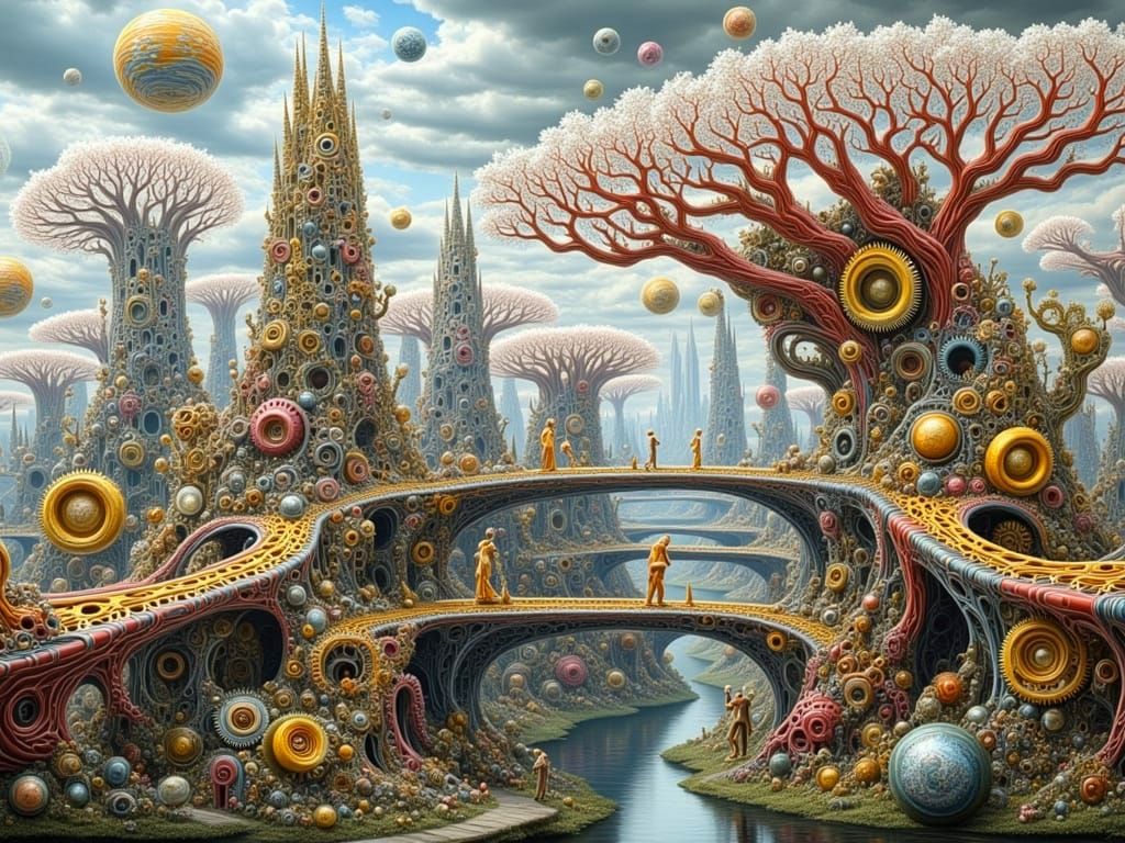 organically grown future city  by @Fella Spears