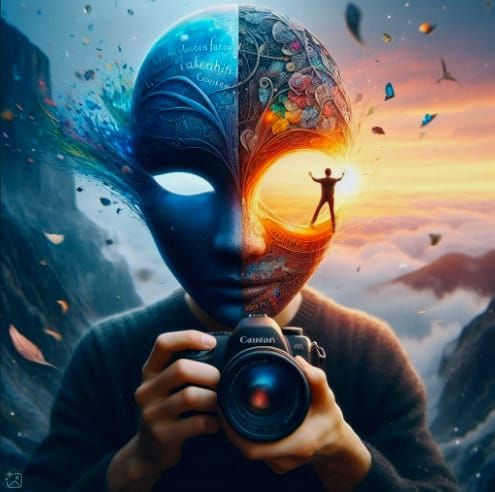 3/2/2025-Shining Threw A Mask Art By Archangel Tara