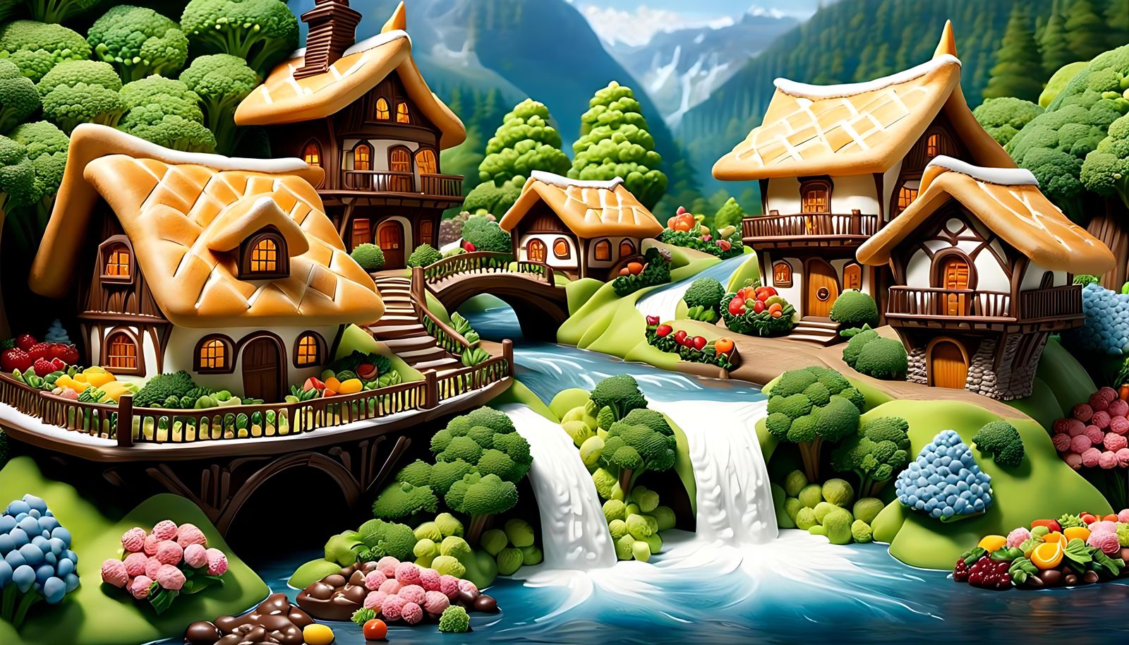 A Very Sweet Village... Slightly Inspired by The Shire, Lord of The Rings  by @Moonlight Designs