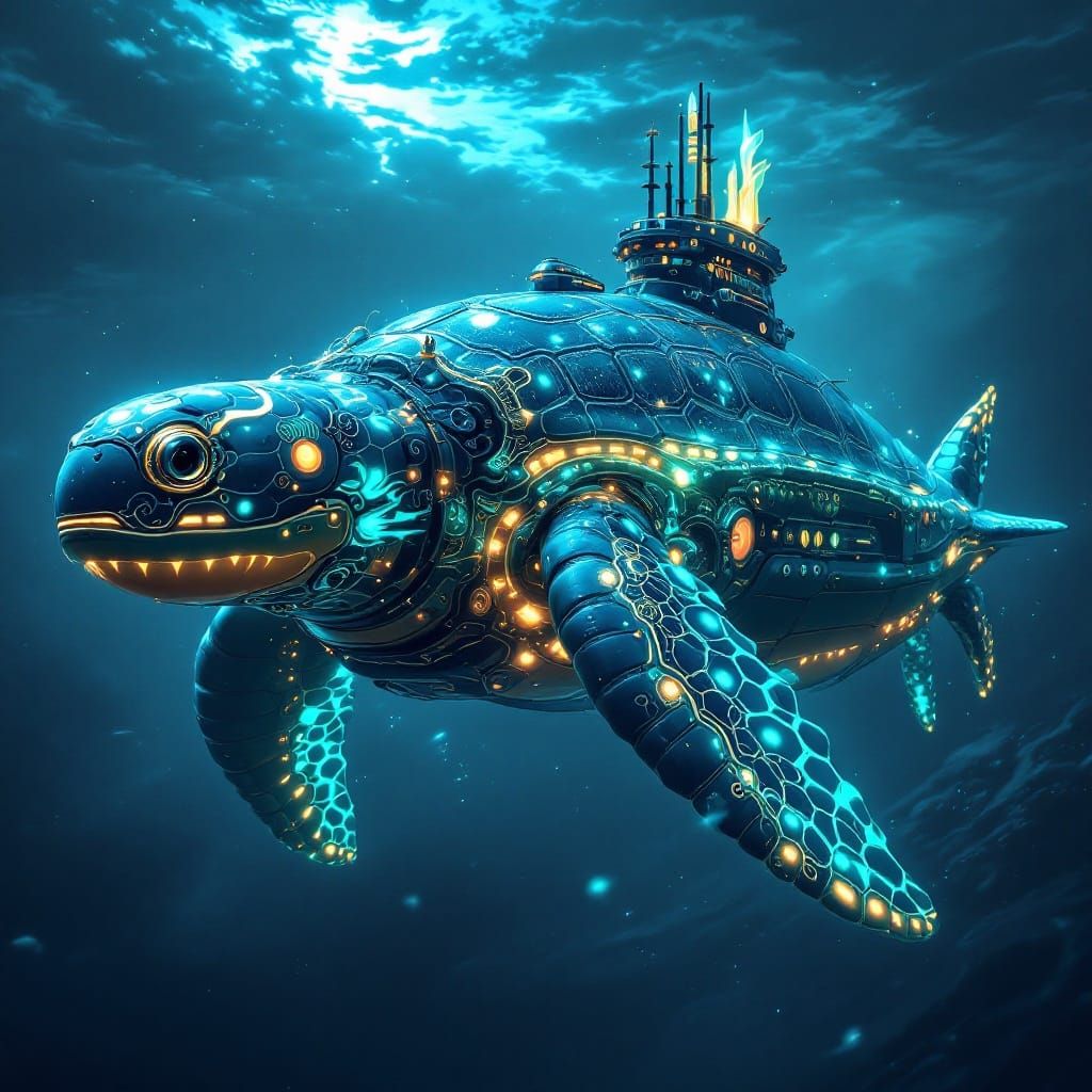 The Tortumarine  by @Blacklakemermaid