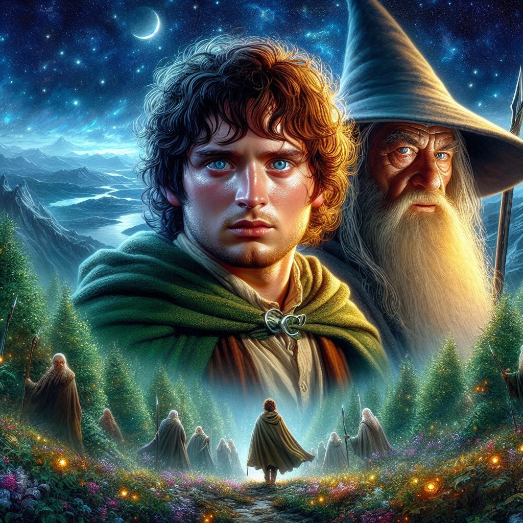 Frodo and Gandalf