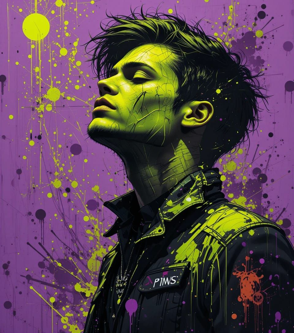 Male artistic portrait