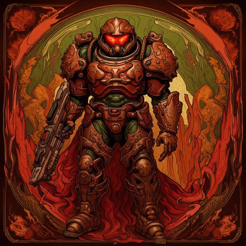 Doom on sale slayer art