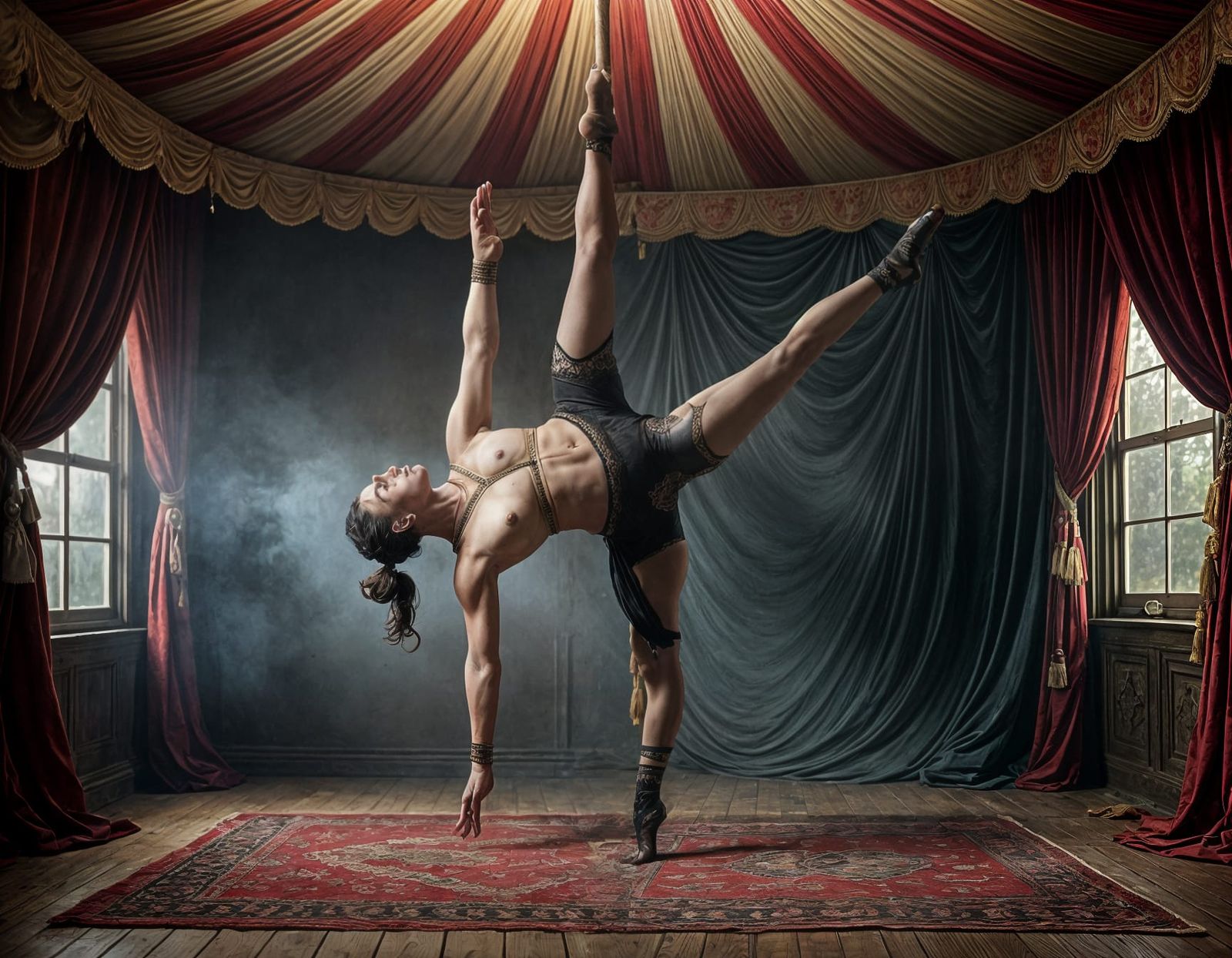 Victorian acrobat  by @Dexx