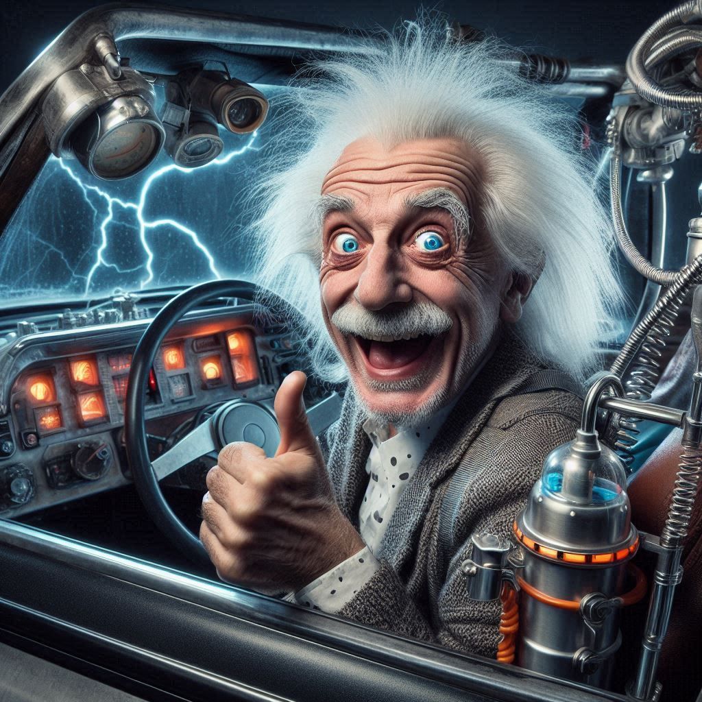 Albert Einstein freak out, B-96719