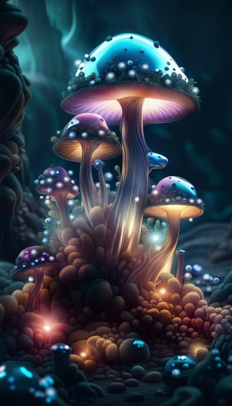 Crystal Mushrooms