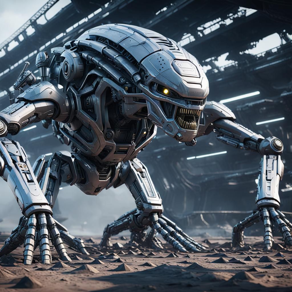 ARMADURA ALIENIGENA!  ALIEN GIGANTE!