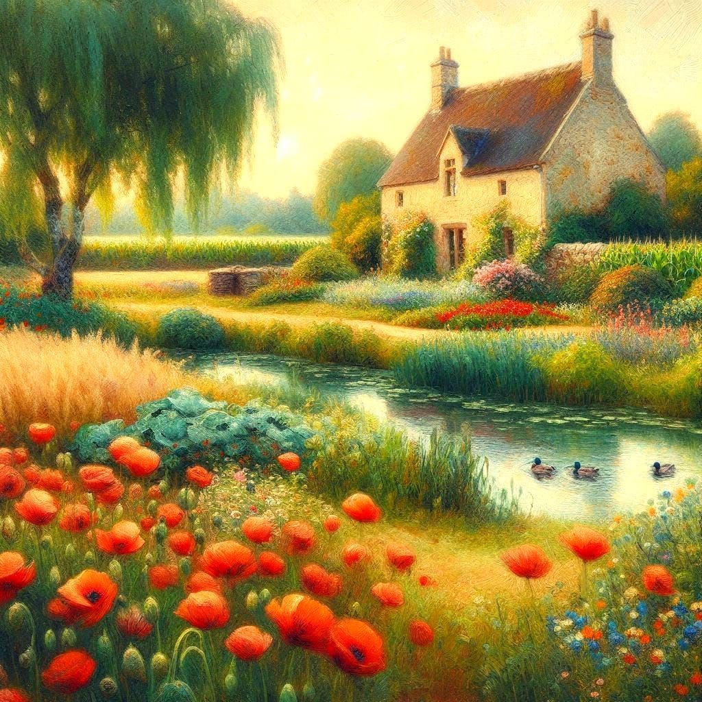 Impressionist Poppies