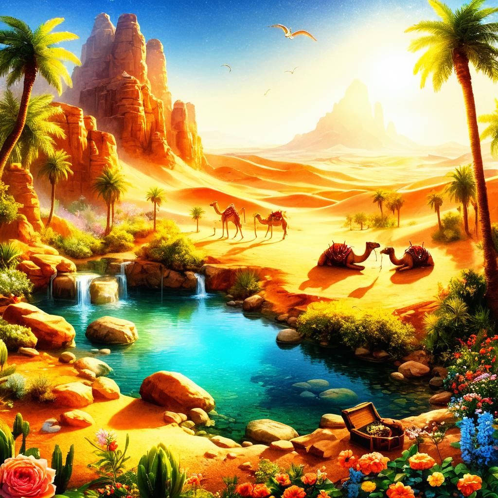 Desert oasis