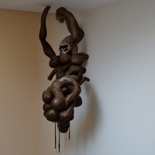 Skurrile Skulptur