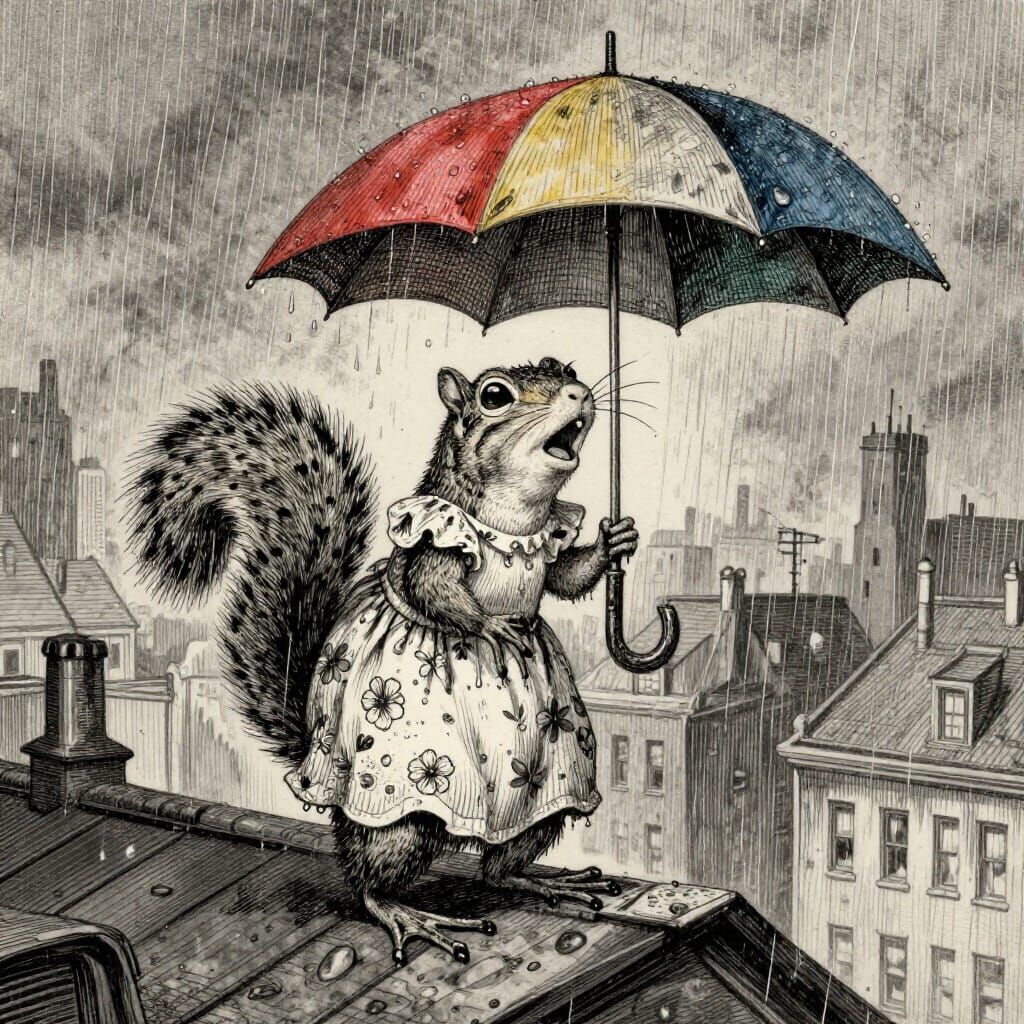  Singing in the Rain  by @Lady Anne
