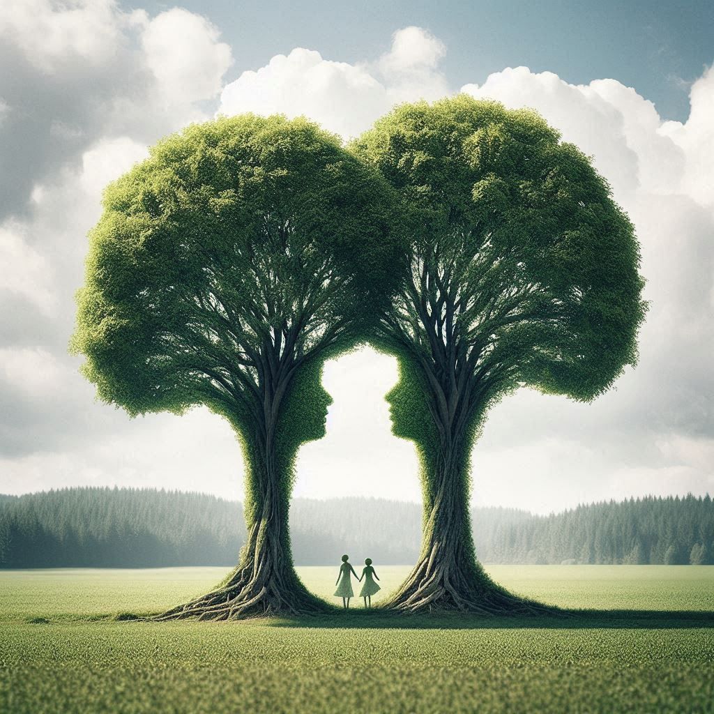 Two trees