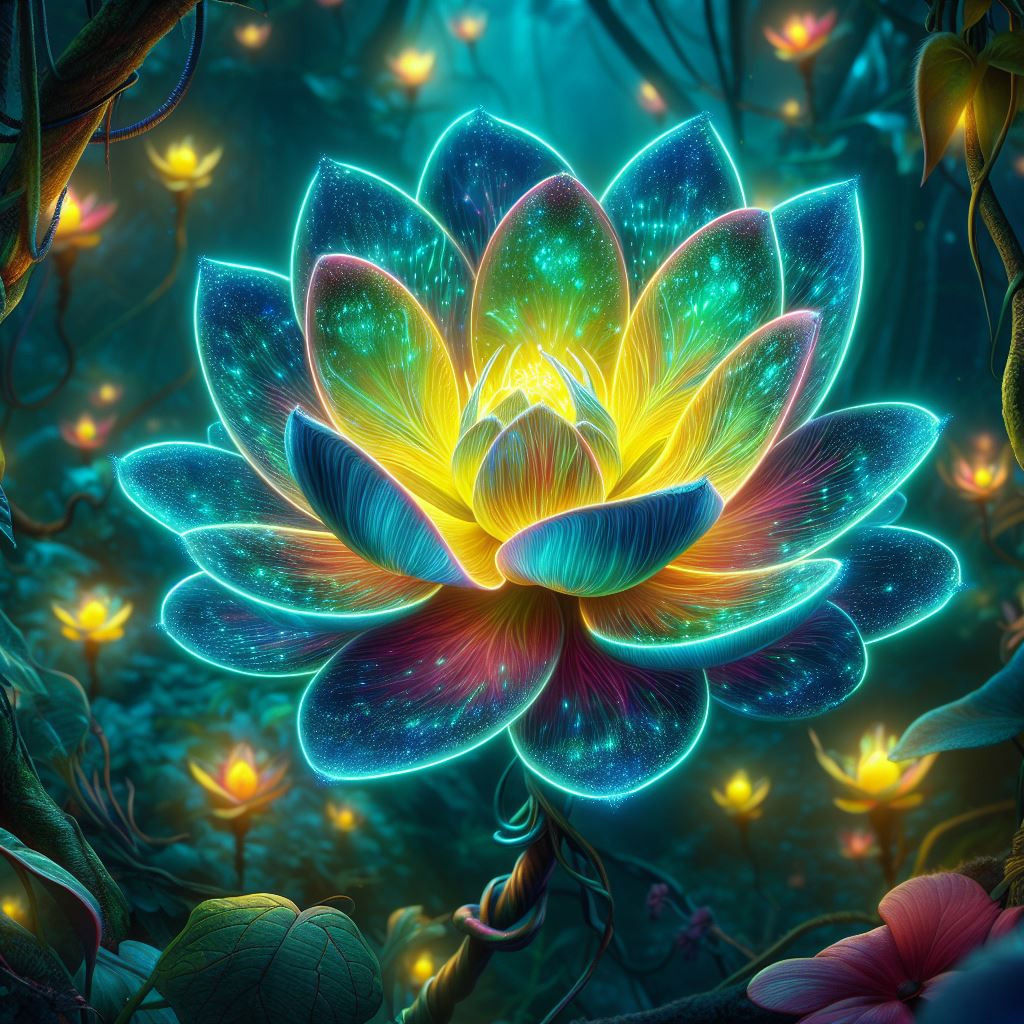 The flower in the forest of Agartha