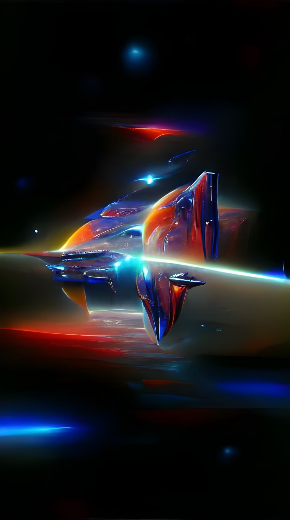 spaceship attacking a planet