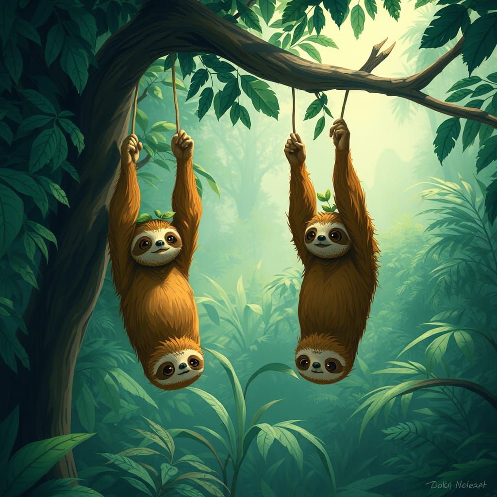 These were supposed to be humans living like sloths.  by @Jakob Darkening