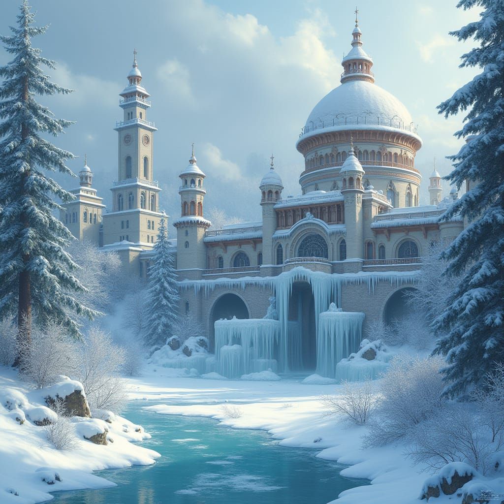 Wintertime Palaces  by @syntex