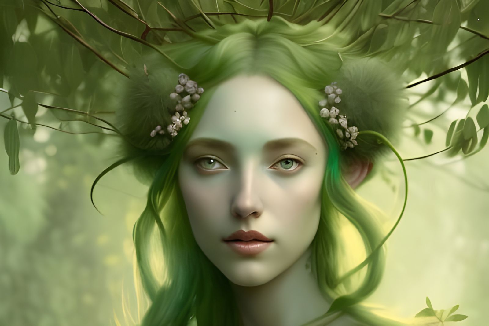 Willow dryad - AI Generated Artwork - NightCafe Creator