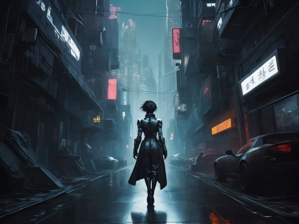 Alone in an empty street