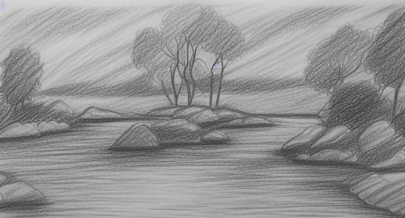 drawing landscape