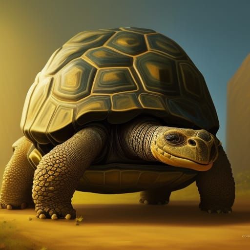 Giant tortoise 🐢 - AI Generated Artwork - NightCafe Creator