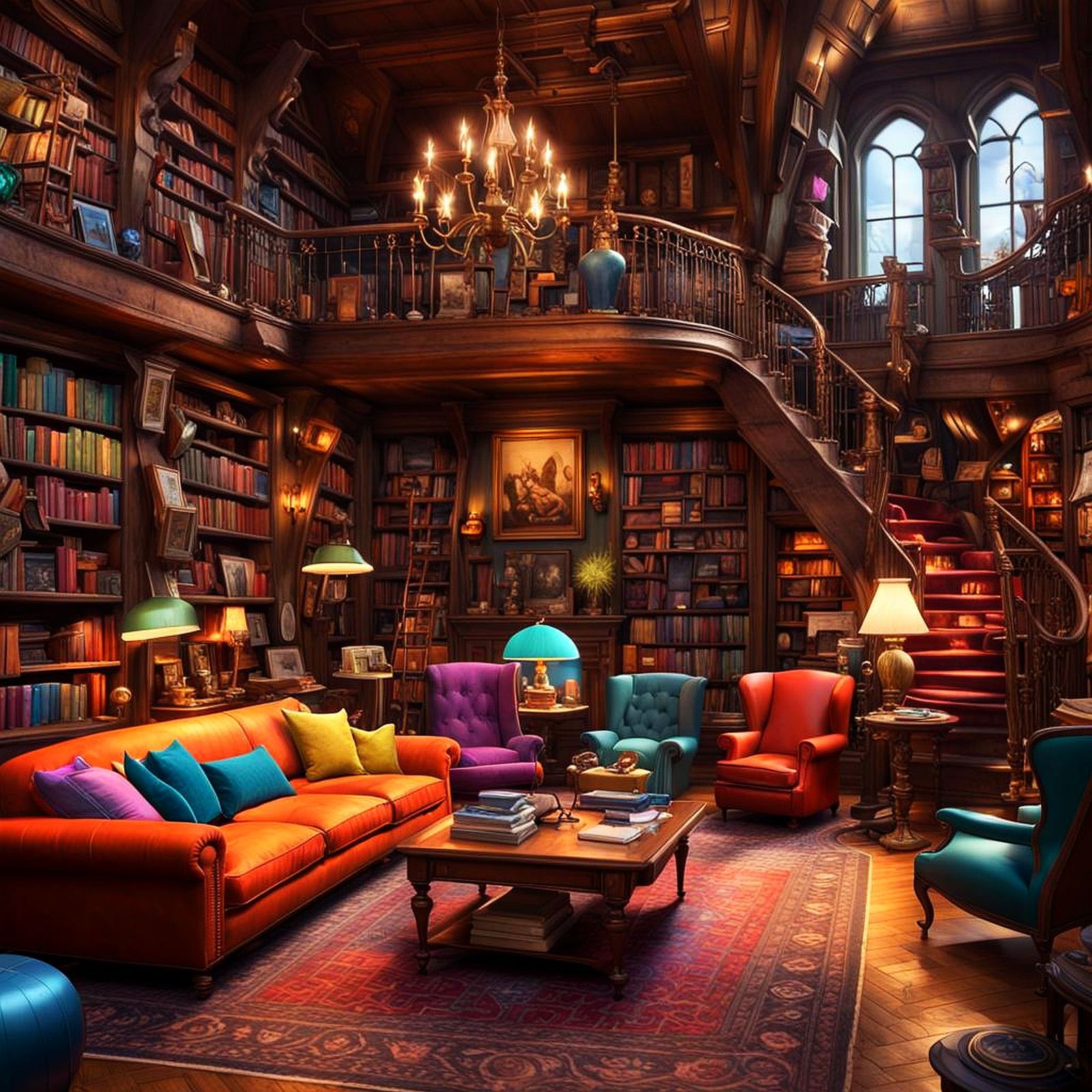 I LOVE TO READ IN THIS ROOM.