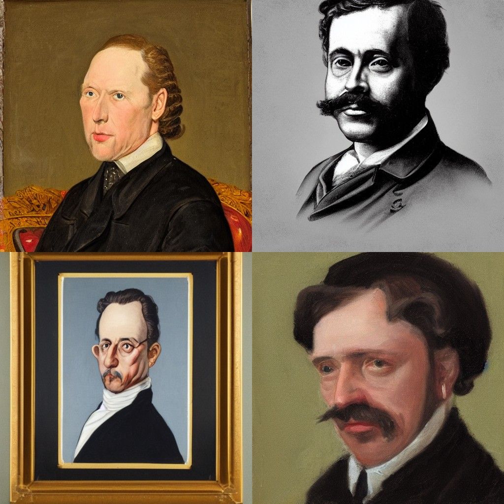 A portrait in the style of Unilalianism