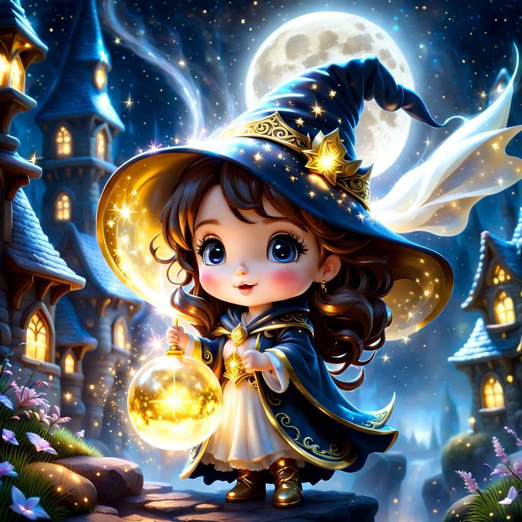 Chibi Magic  by @Yulia 