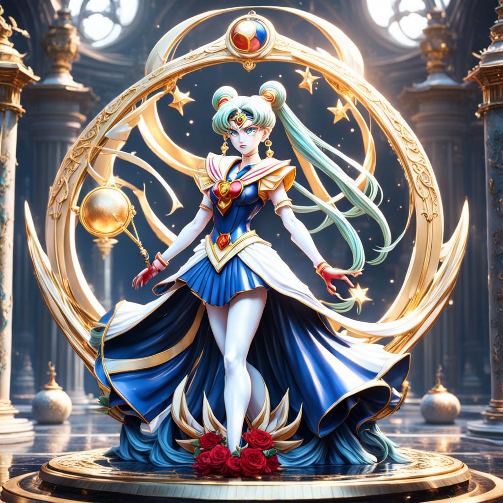 porcelain statue (Sailor Moon)