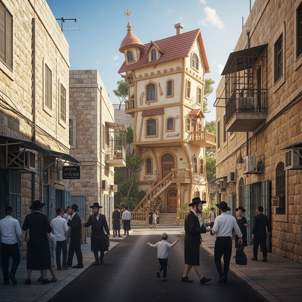Picturesque House in Bnei Brak: A Hyper-Realistic Fantasy