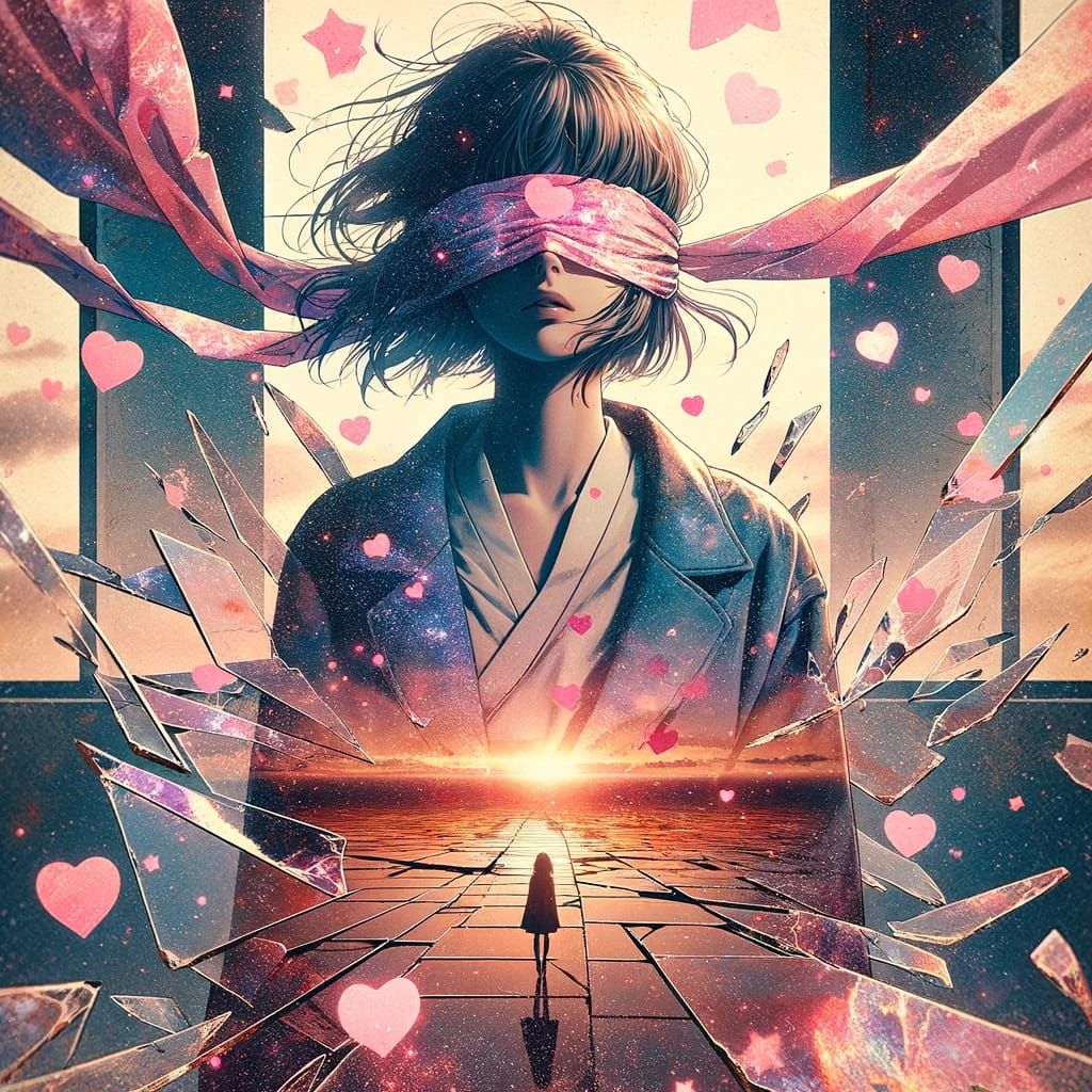 Your love left me stumbling blind in the dark.