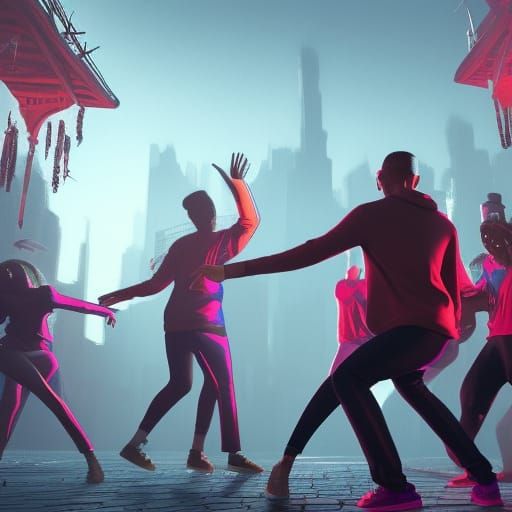 people dance