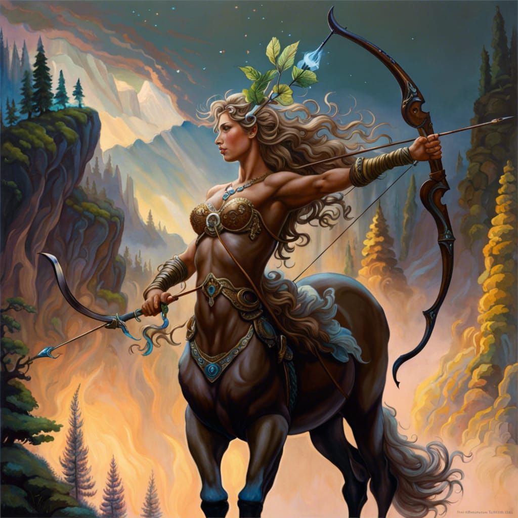 Amazonian Centaur  by @Magwitch Thornback