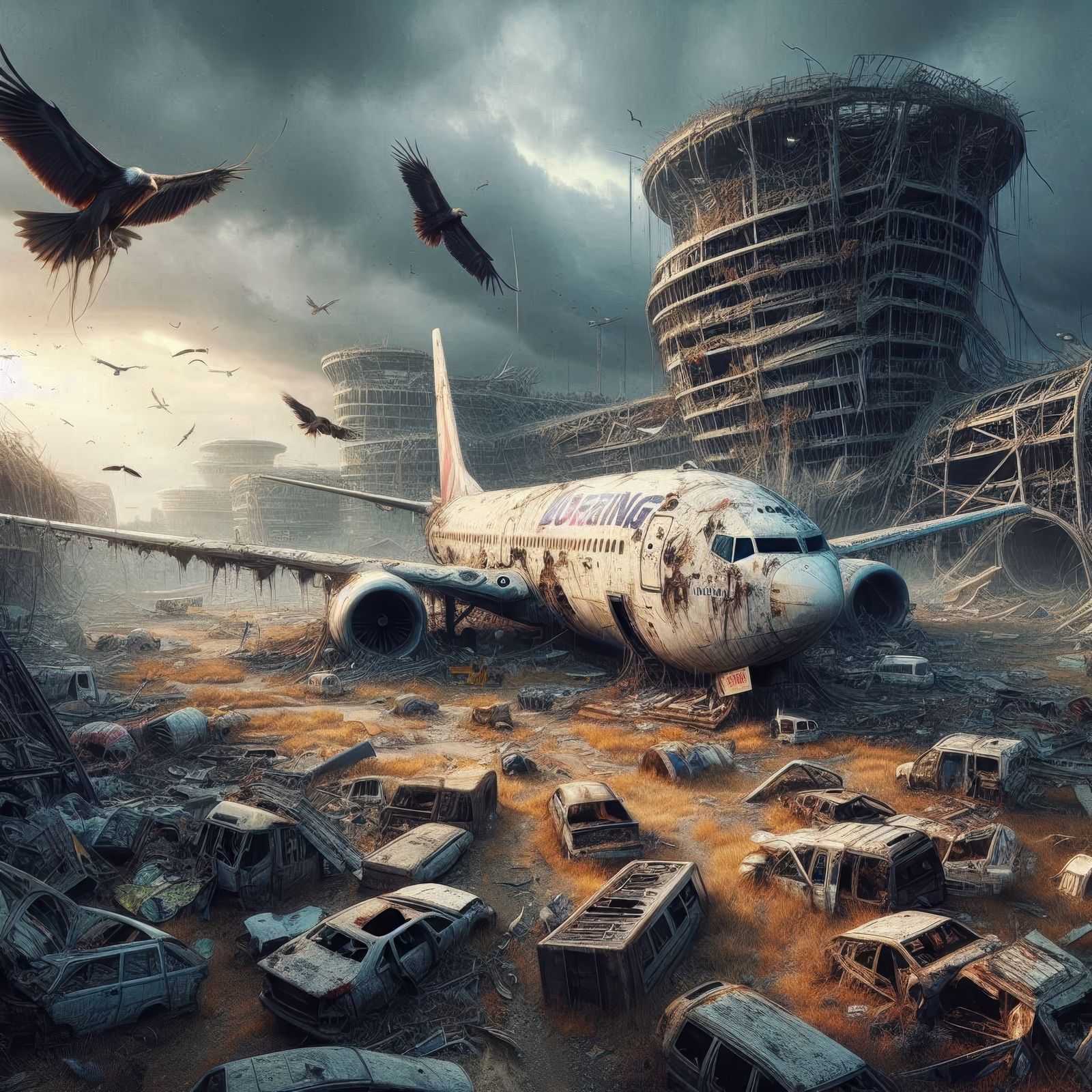 Surviving the Apocalypse. The airport