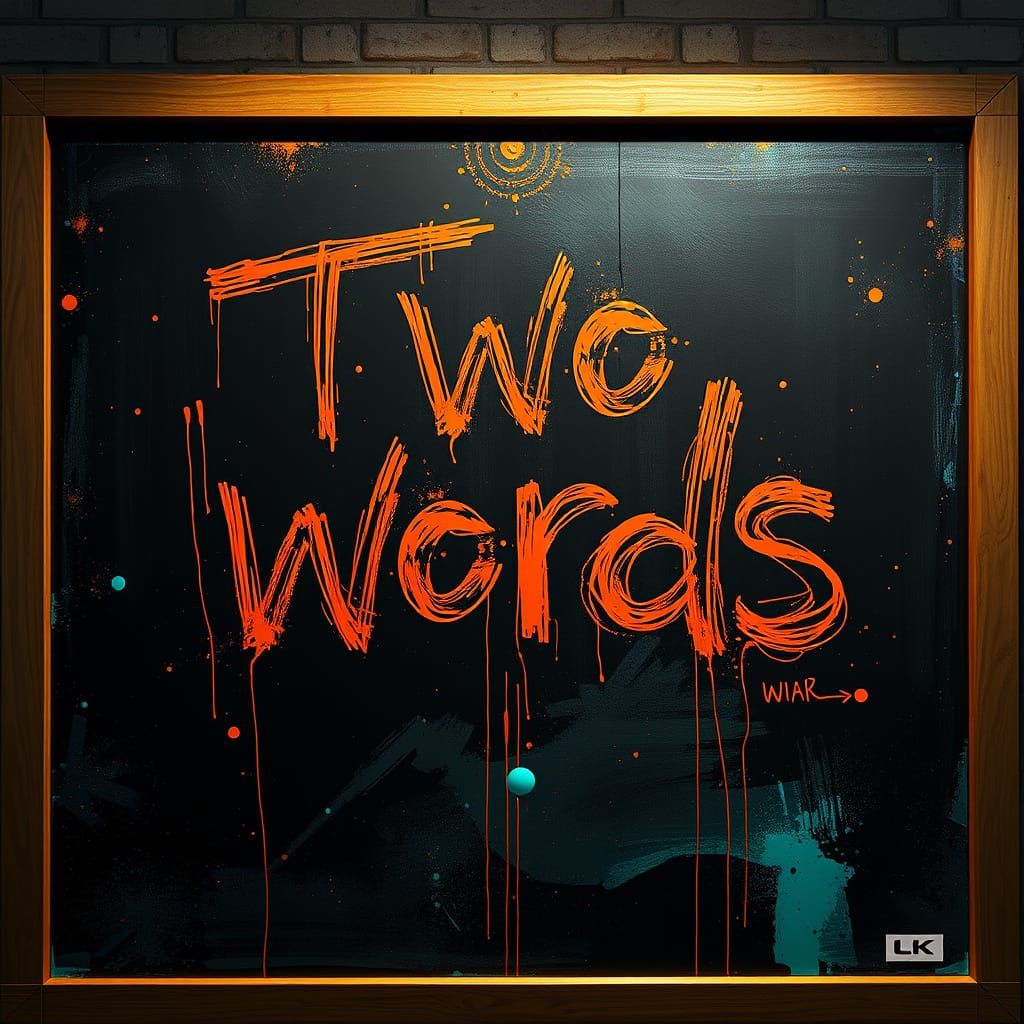 “Two words”   by @El-len