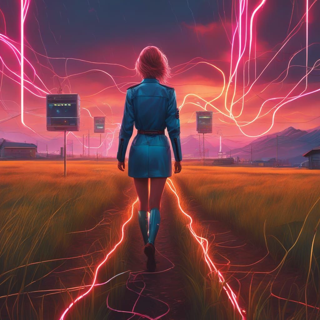 Following the power lines