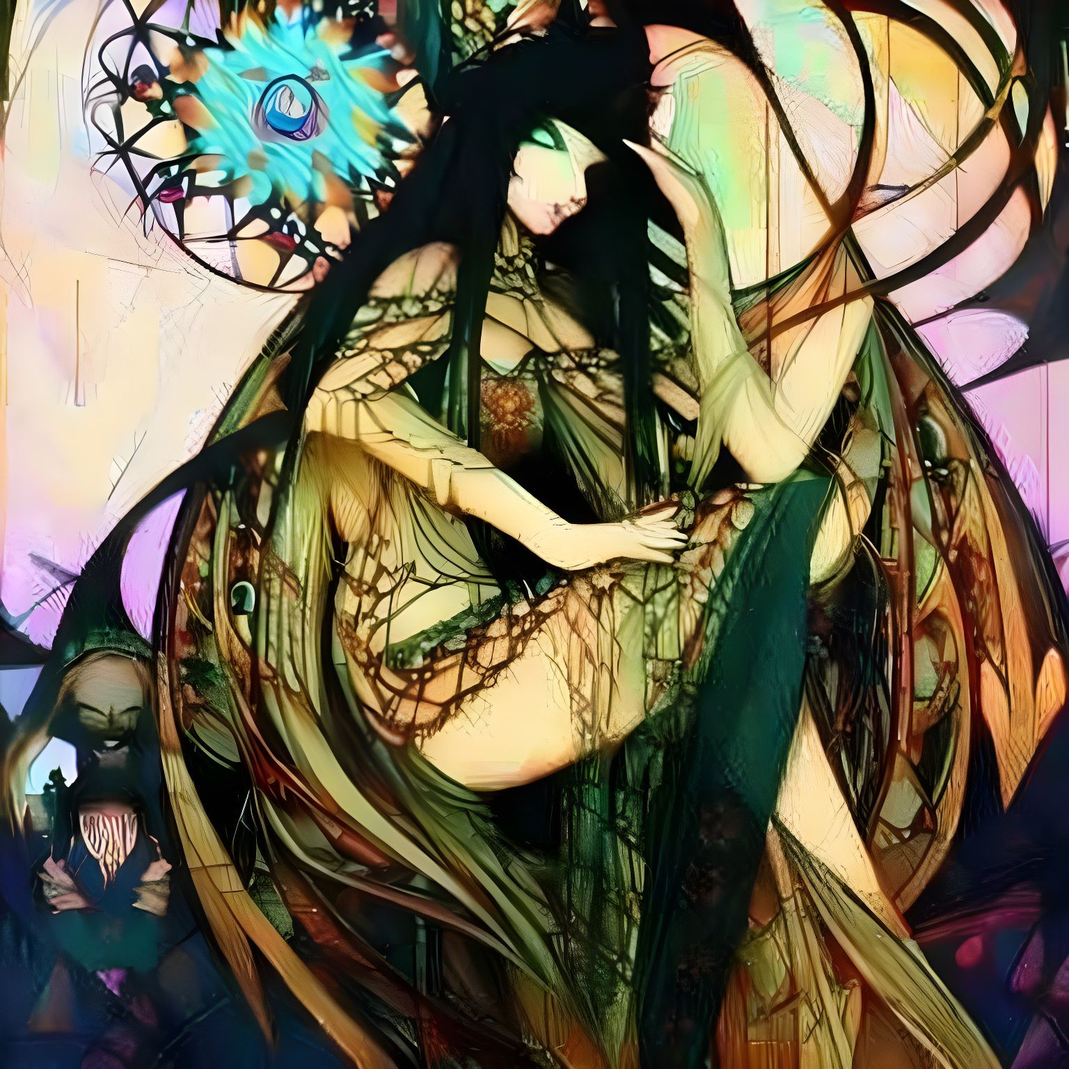 Gothic beautiful complex mysterious auroracore dreamcore Alp...